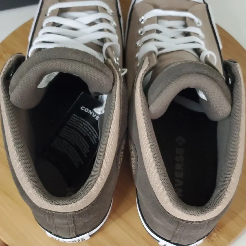 Converse All Star CTAS High Street Mid Unisex Sneakers Brown Tan M8/ W10 - Picture 7 of 10